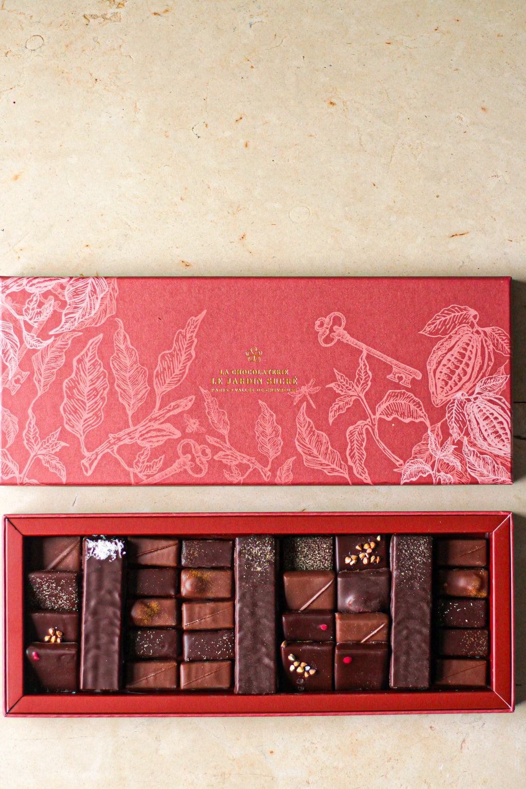 Grand coffret chocolats et pralinés