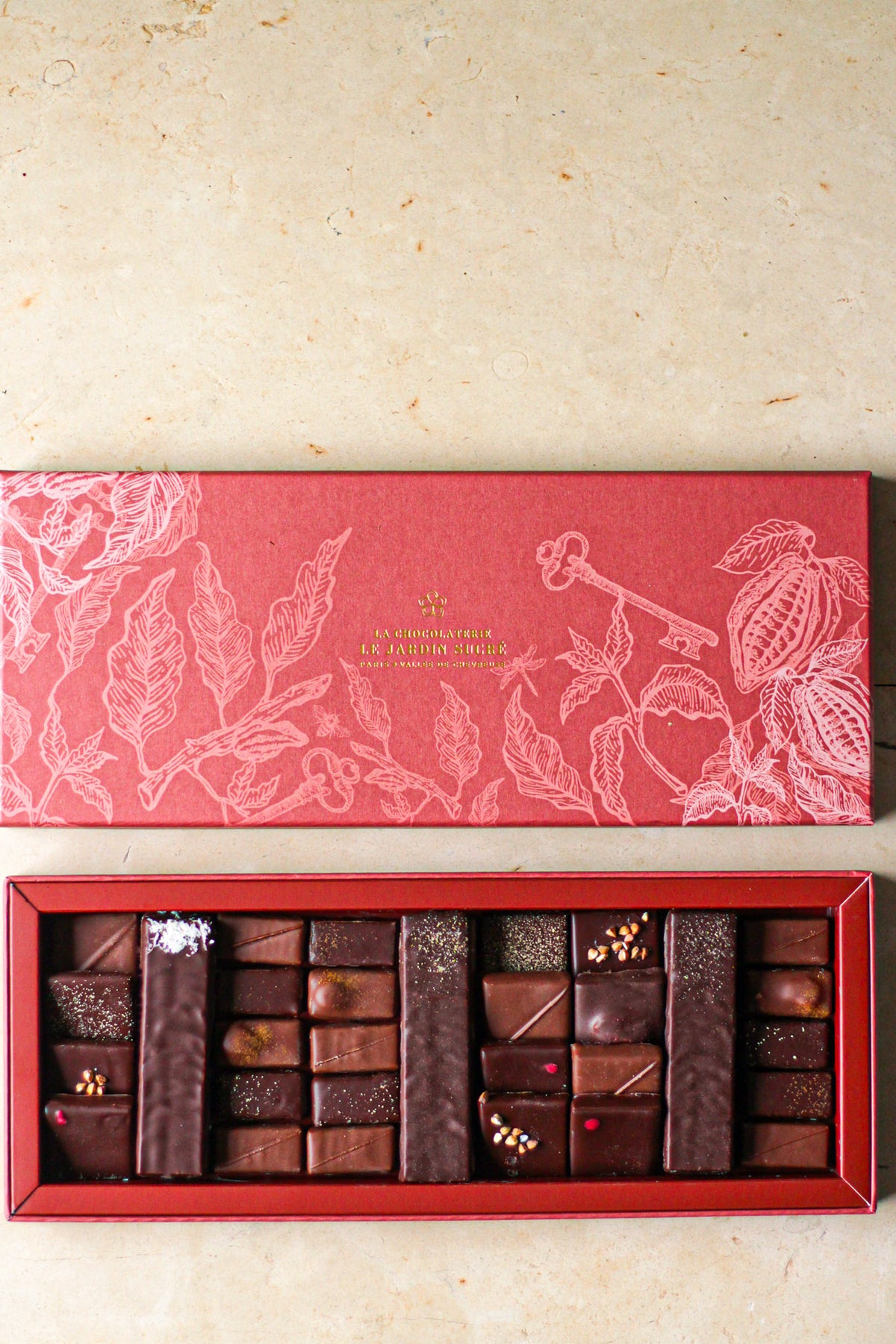 Grand coffret chocolats et pralinés