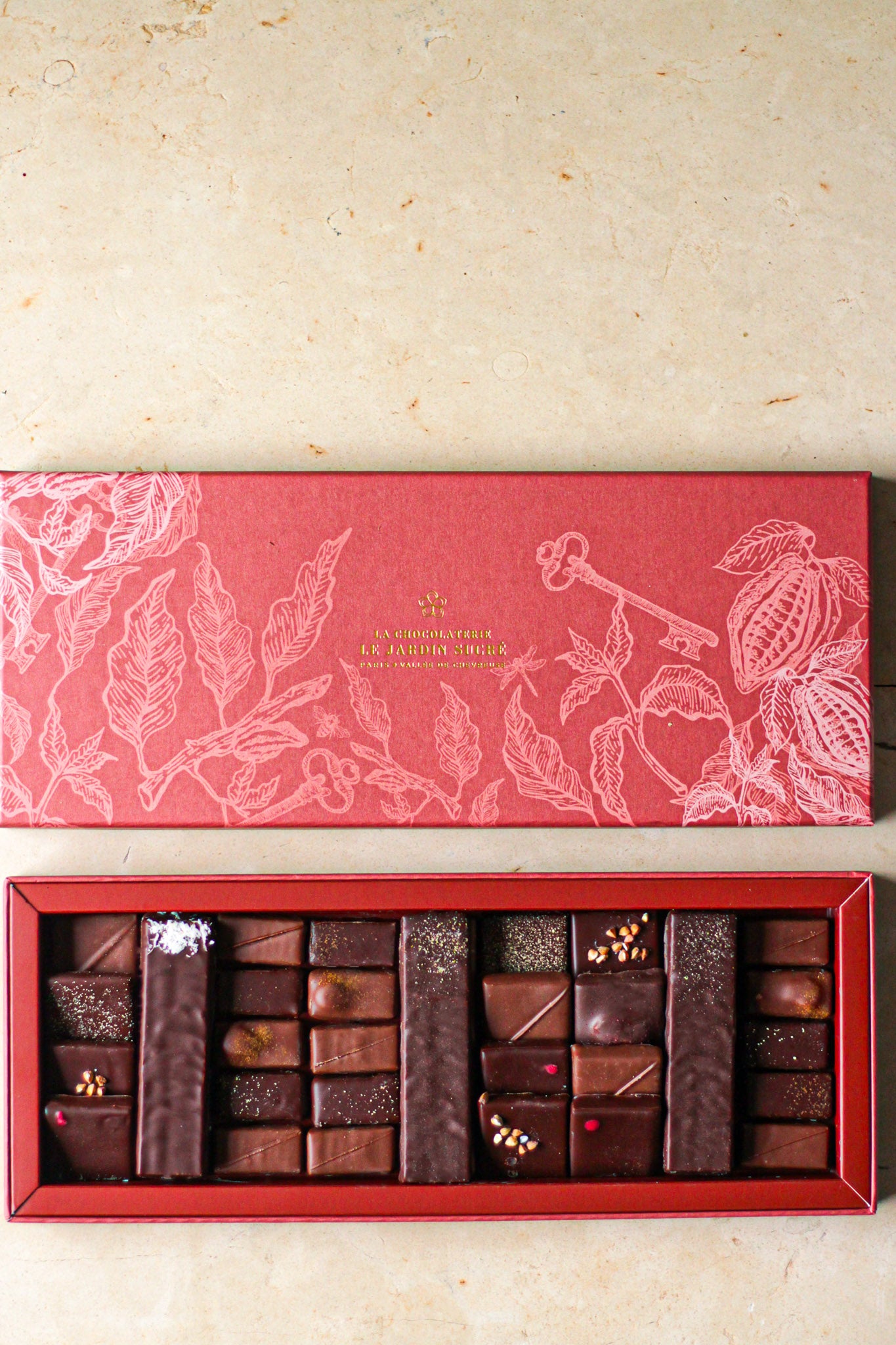 Grand coffret chocolats et pralinés
