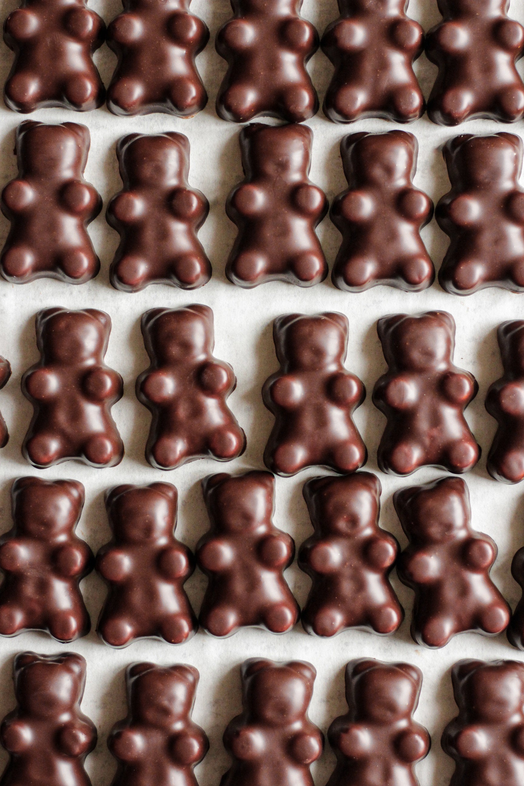 Ourson guimauve chocolat noir ou lait