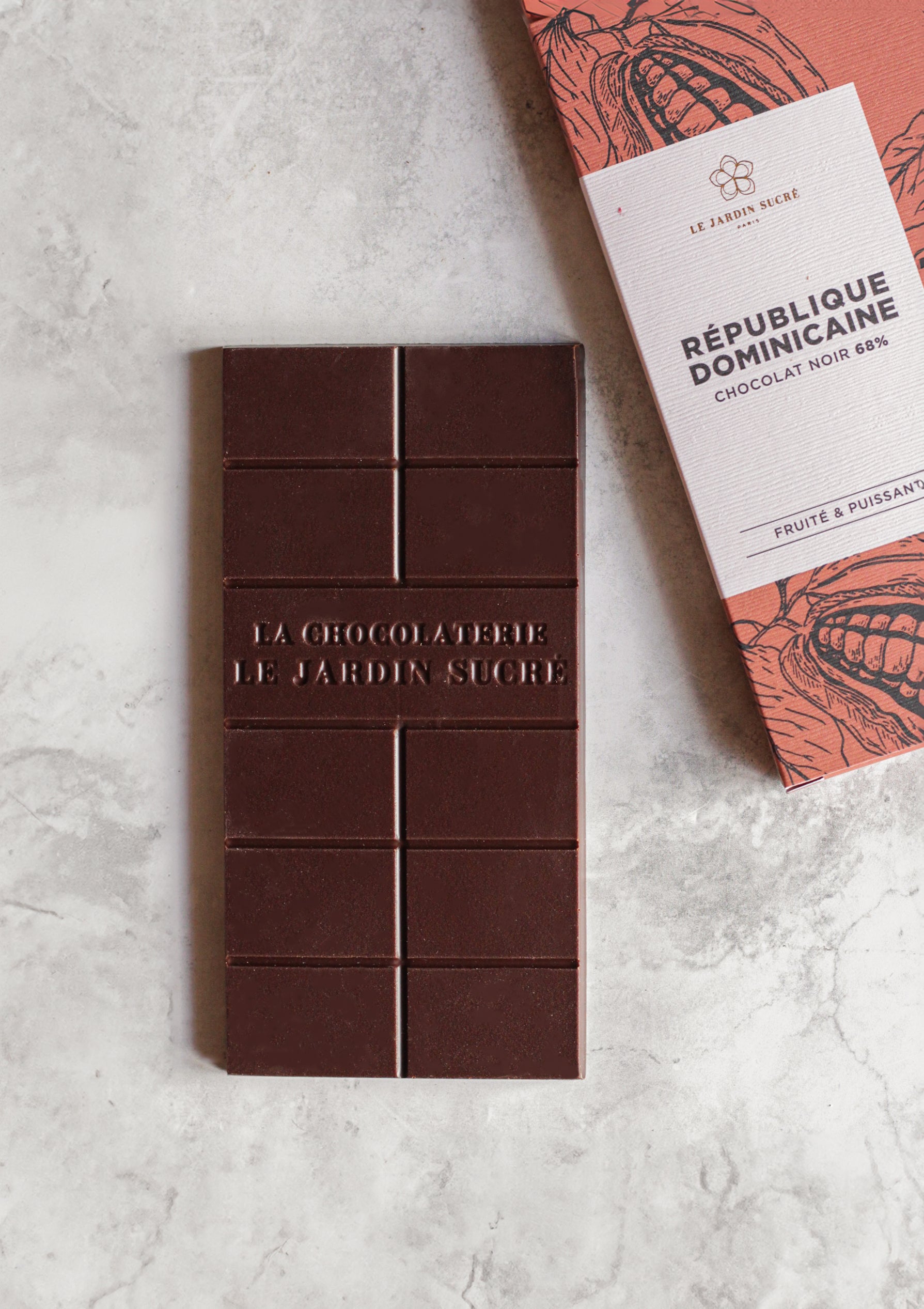 Tablette Chocolat Noir grand cru pure origine République Dominicaine