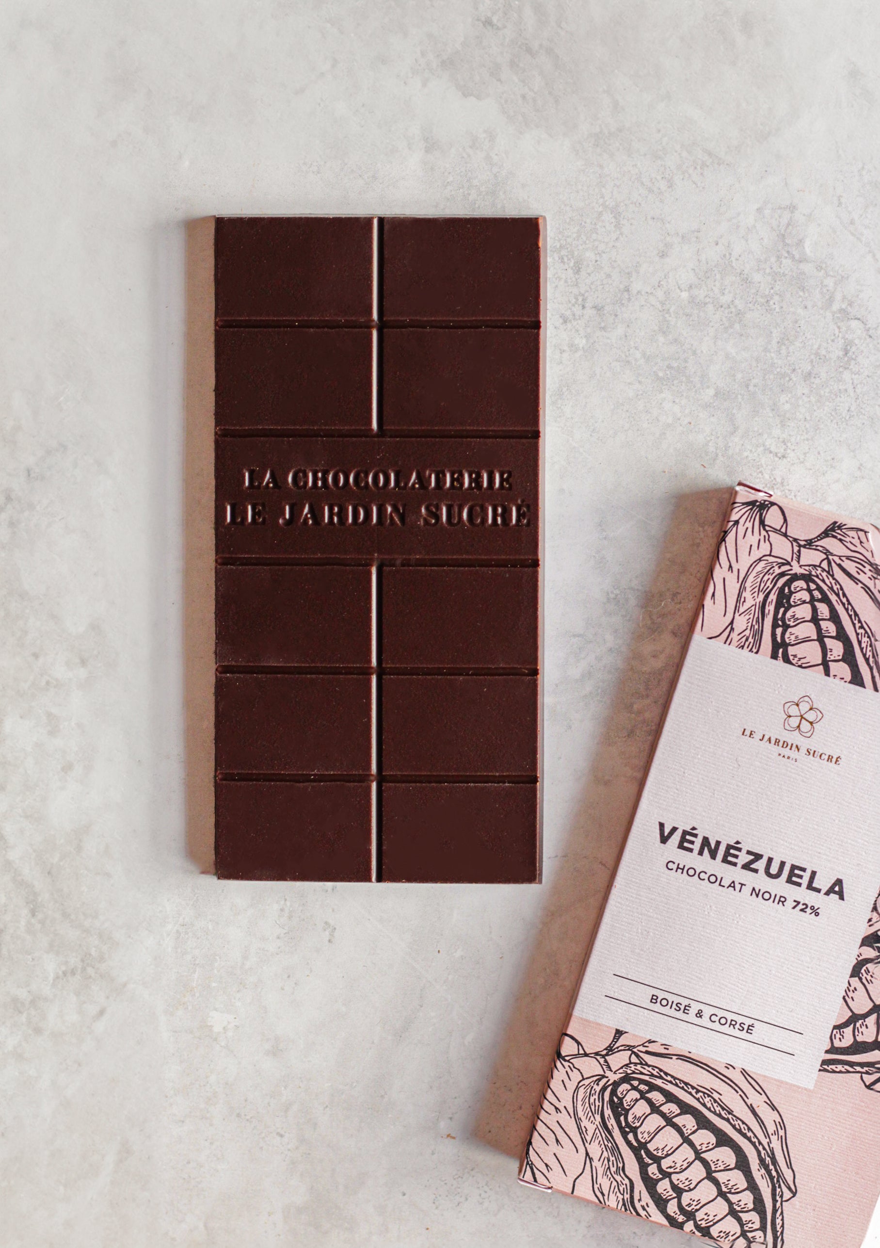 Tablette Chocolat Noir grand cru pure origine Vénézuela