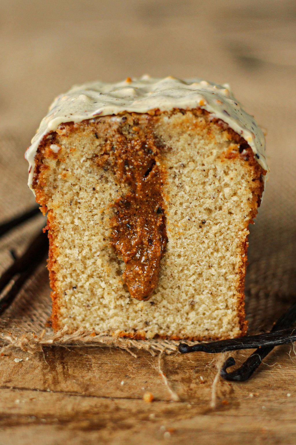 cake praliné vanille