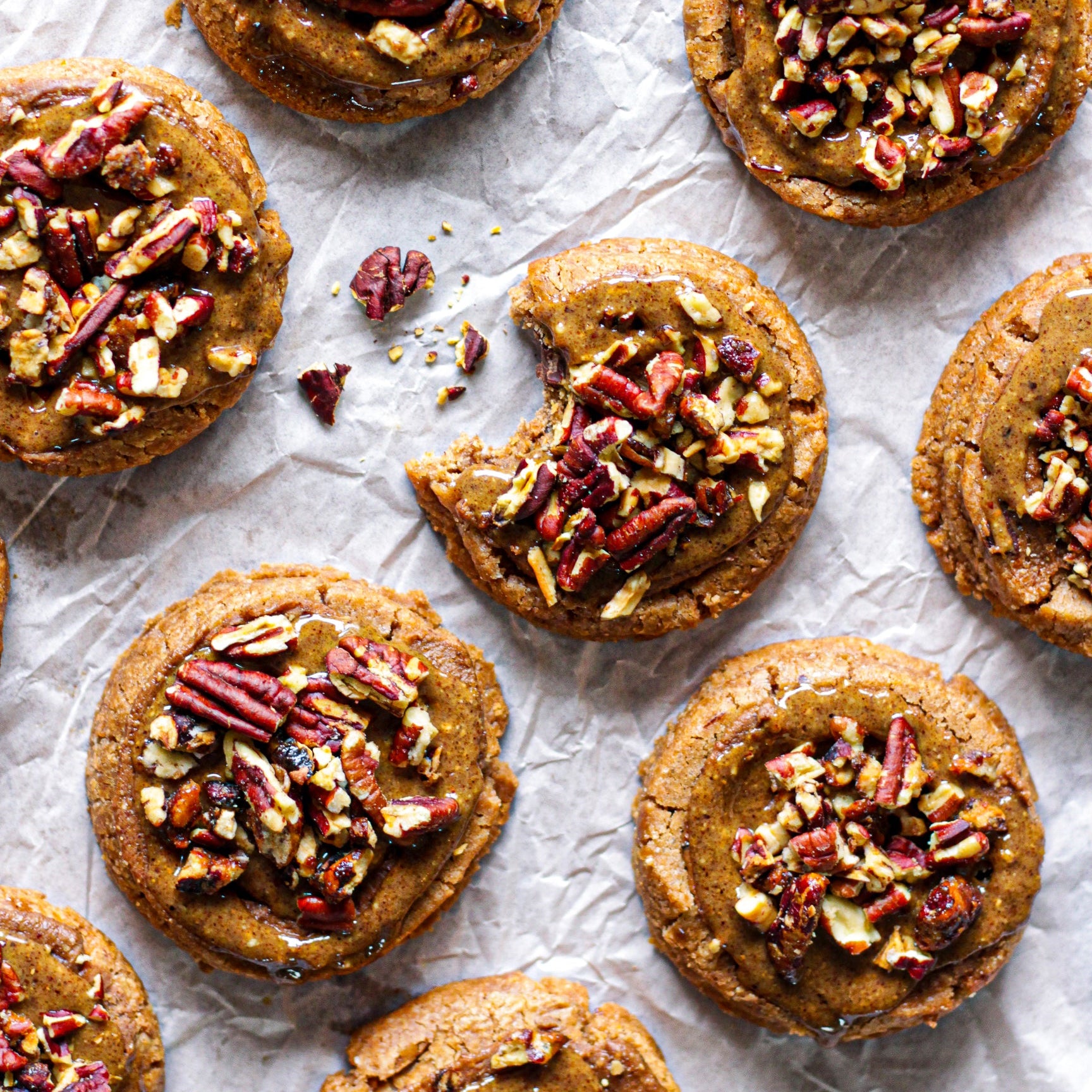 cookie pécan cannelle