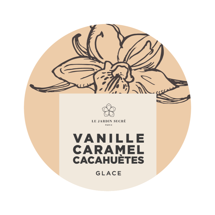 Glace Vanille, Caramel & Cacahuètes