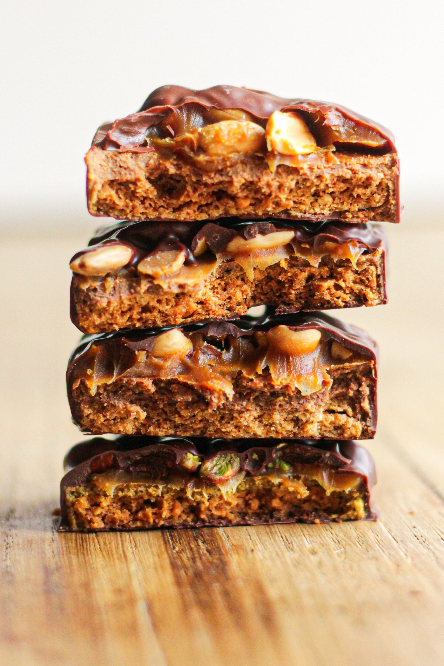 Carré goûter noisette, amande et vanille, cacahuète, pistache